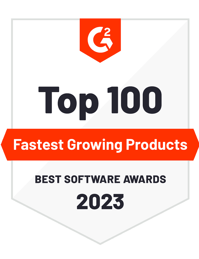 G2 - Fastest Growing Products - 2023
