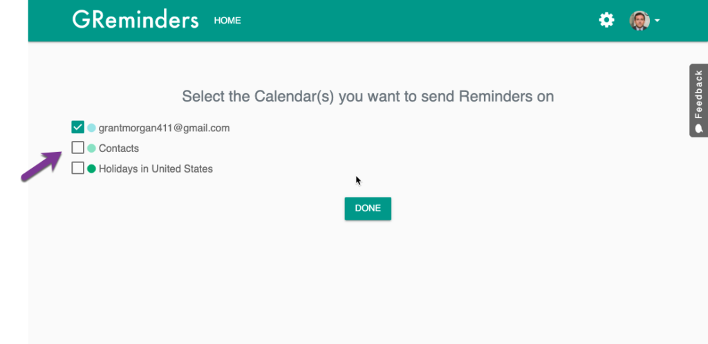 appointment reminders sms manage calendar