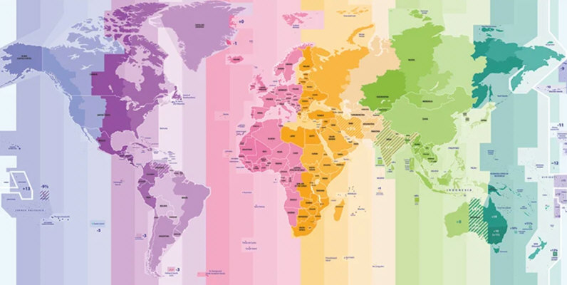 Time Zone Map