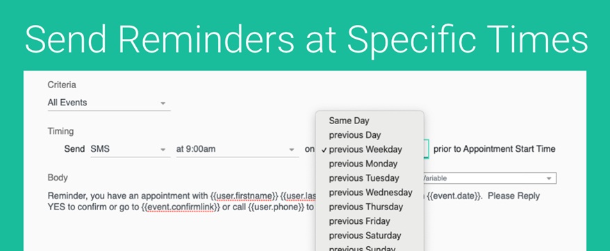 Send Reminders at Specific Times