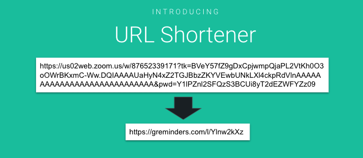 URL Shortener for SMS Reminders