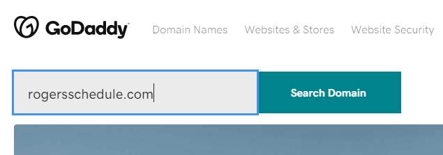 Go Daddy Search