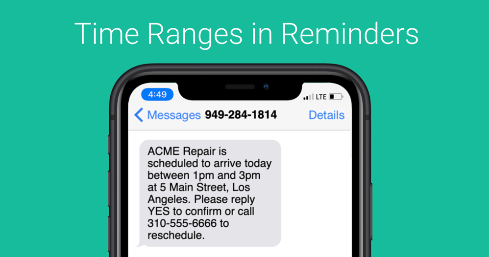 Time Ranges with Templates
