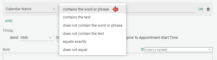 Add a condition
