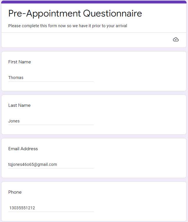 Google Forms