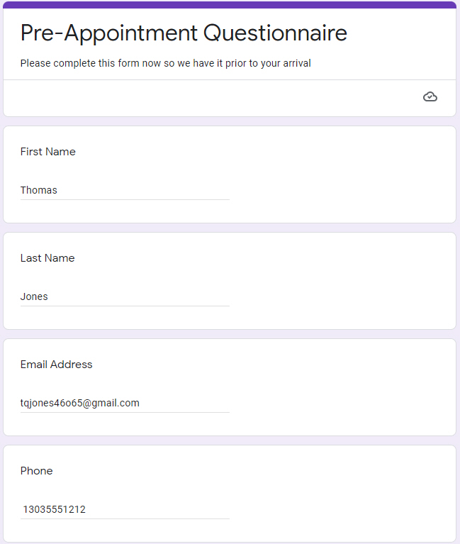 Google Forms