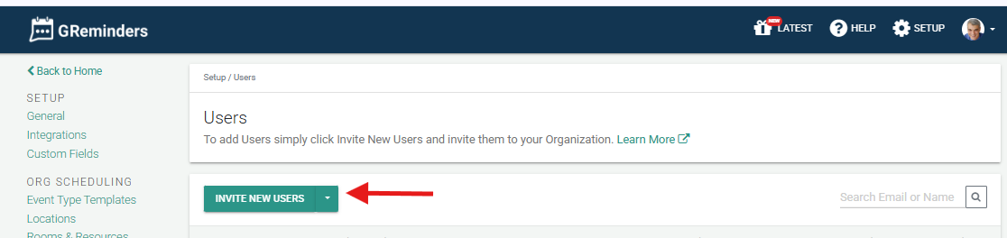 Adding Users to your Account