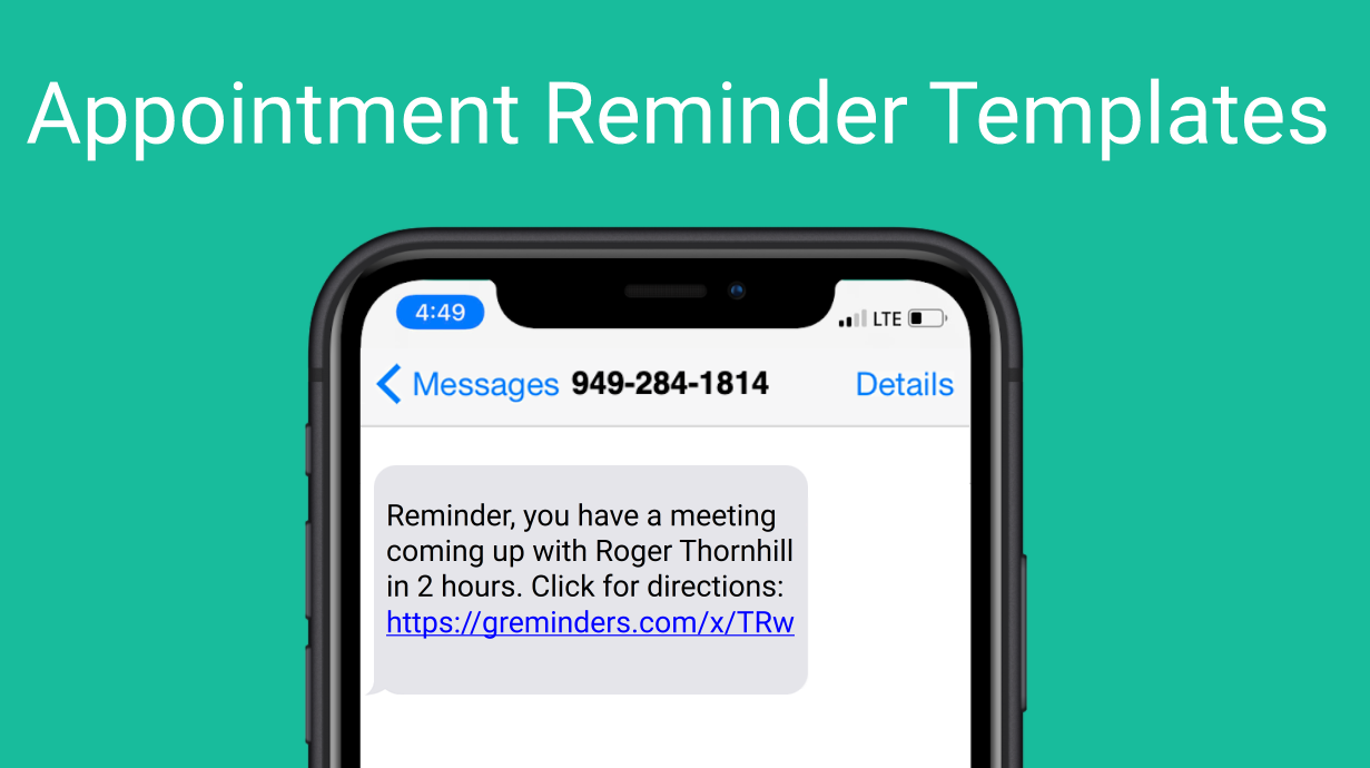 Appointment Reminder Templates