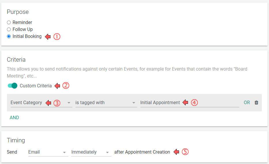 Setting up Reminder Templates for Categories 1