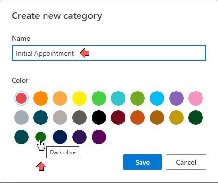 Create New Appointment