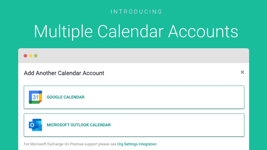 Working with Multiple Calendar Accounts