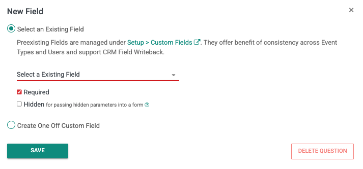 new field on event type