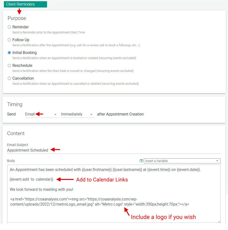 Notification Email