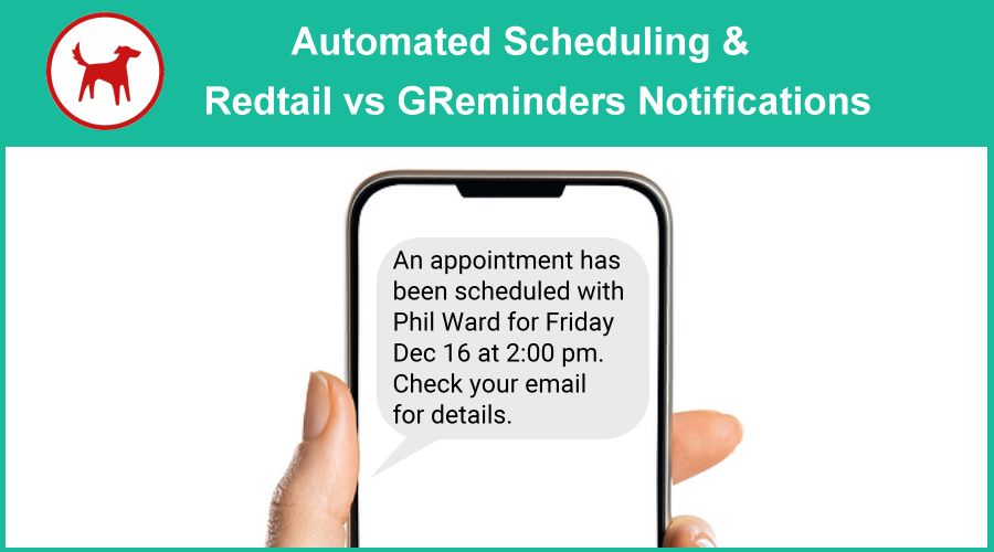 Redtail Appointment Notifications