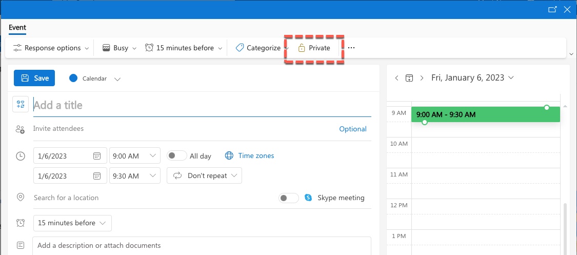 Visibility within Event Types - End to End Meeting Management Platform ...