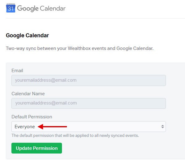 Calendar Permissions