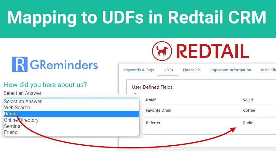Mapping to User Defined Fields in Redtail