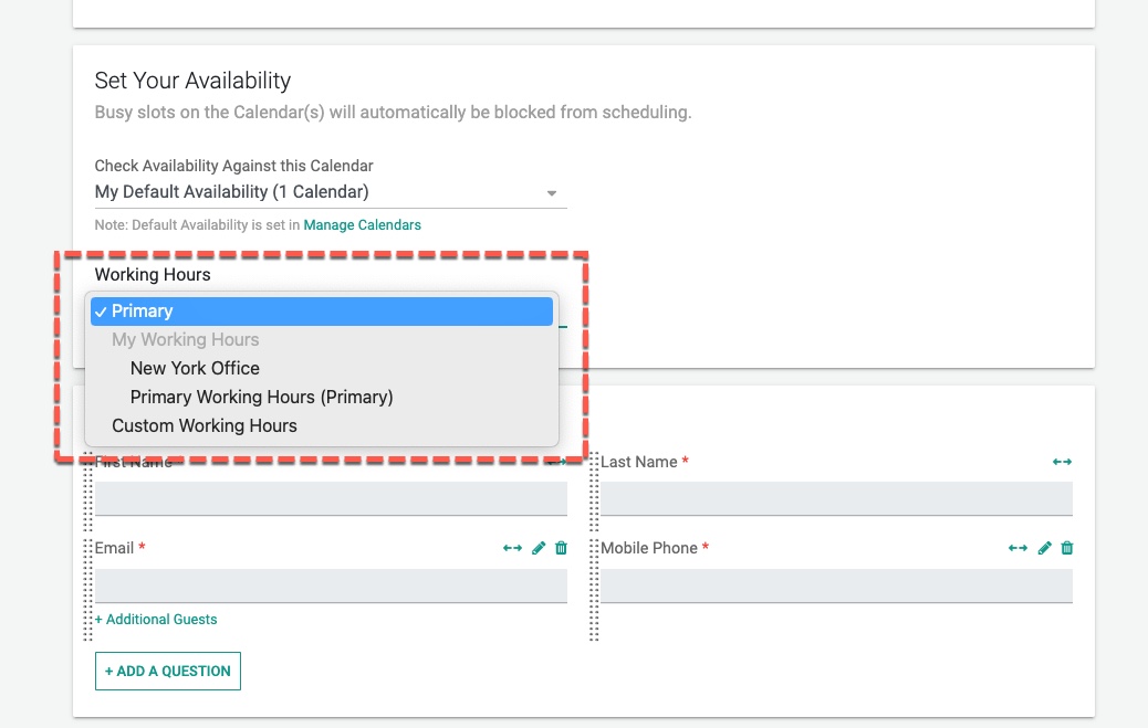 Multiple Working Hours and Schedules SMS / Text Reminders for Google