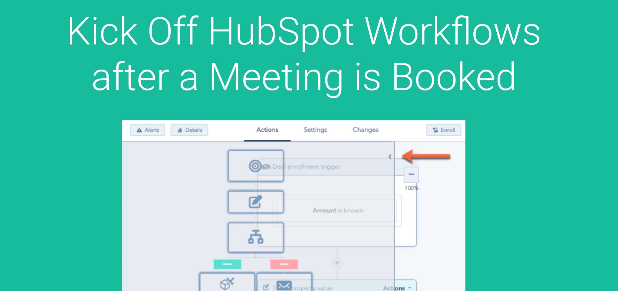 Launch HubSpot Workflows after Meeting Scheduling