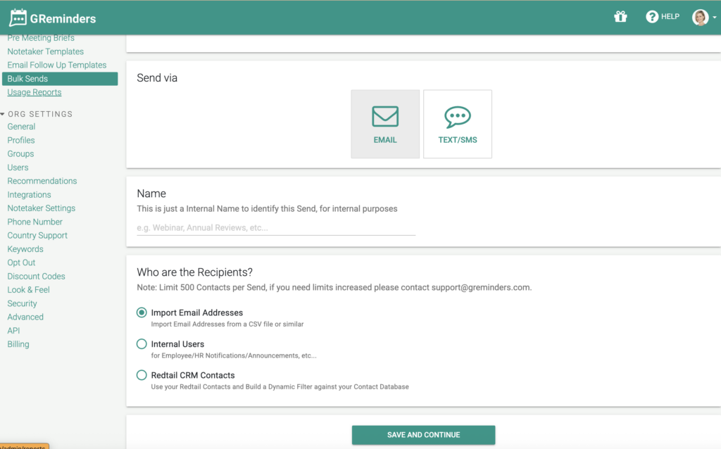 Client Automation: Bulk Sends - End to End Meeting Management Platform ...