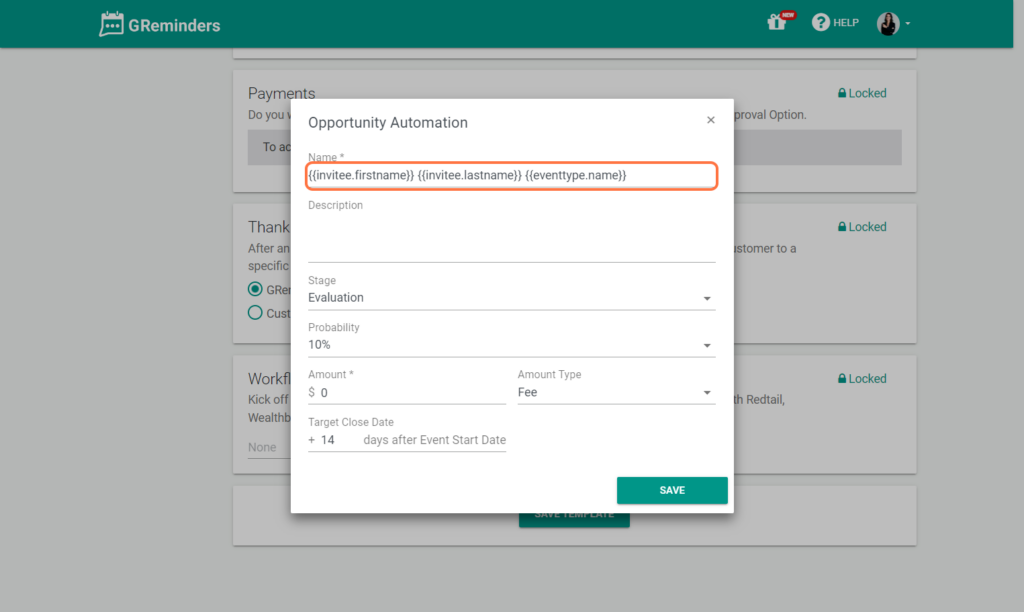 Use Variables to template your fields when using this feature