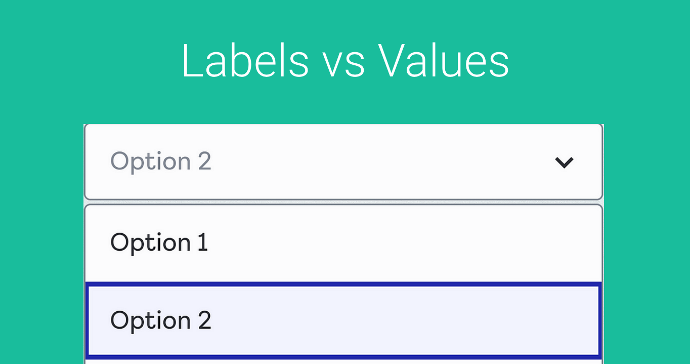 Labels vs Values – Custom Fields