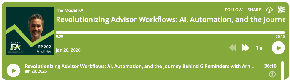Revolutionizing Advisor Workflows: AI, Automation, and the Journey Behind GReminders with Arnulf Hsu