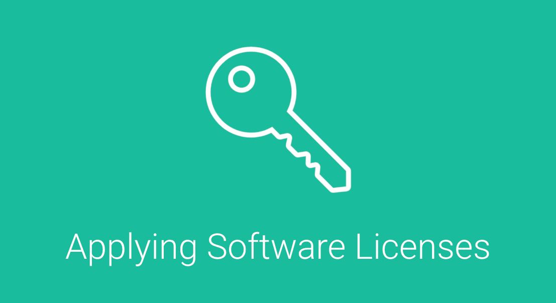 Applying Licenses