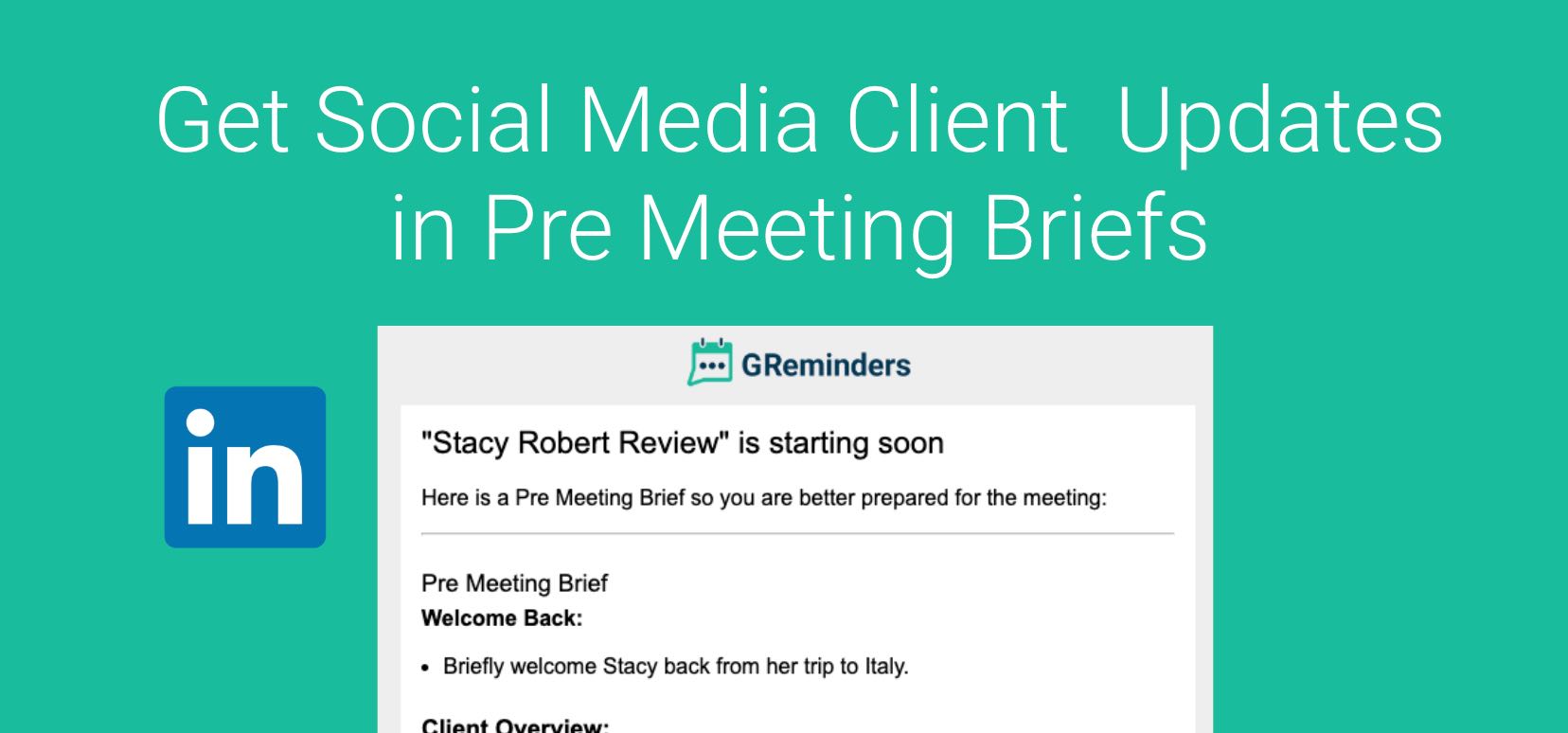 Get The Latest Social Media Posting from your Clients