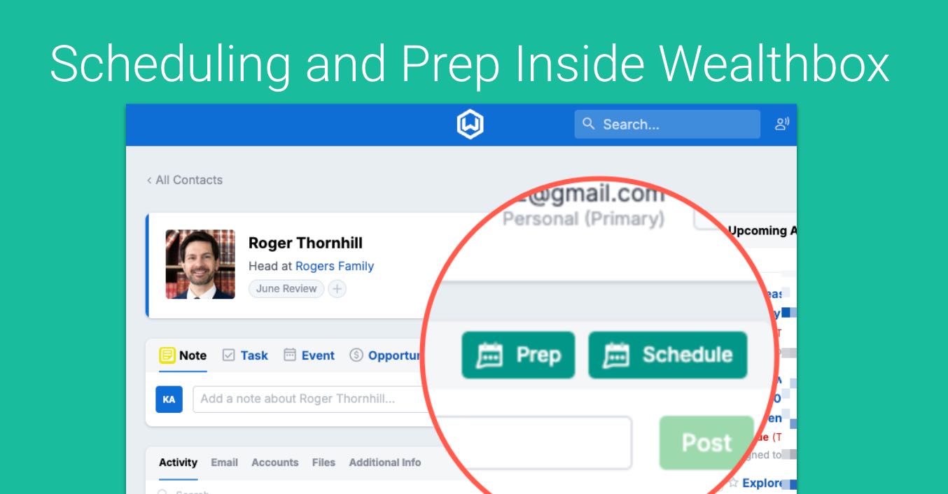 Wealthbox Scheduling