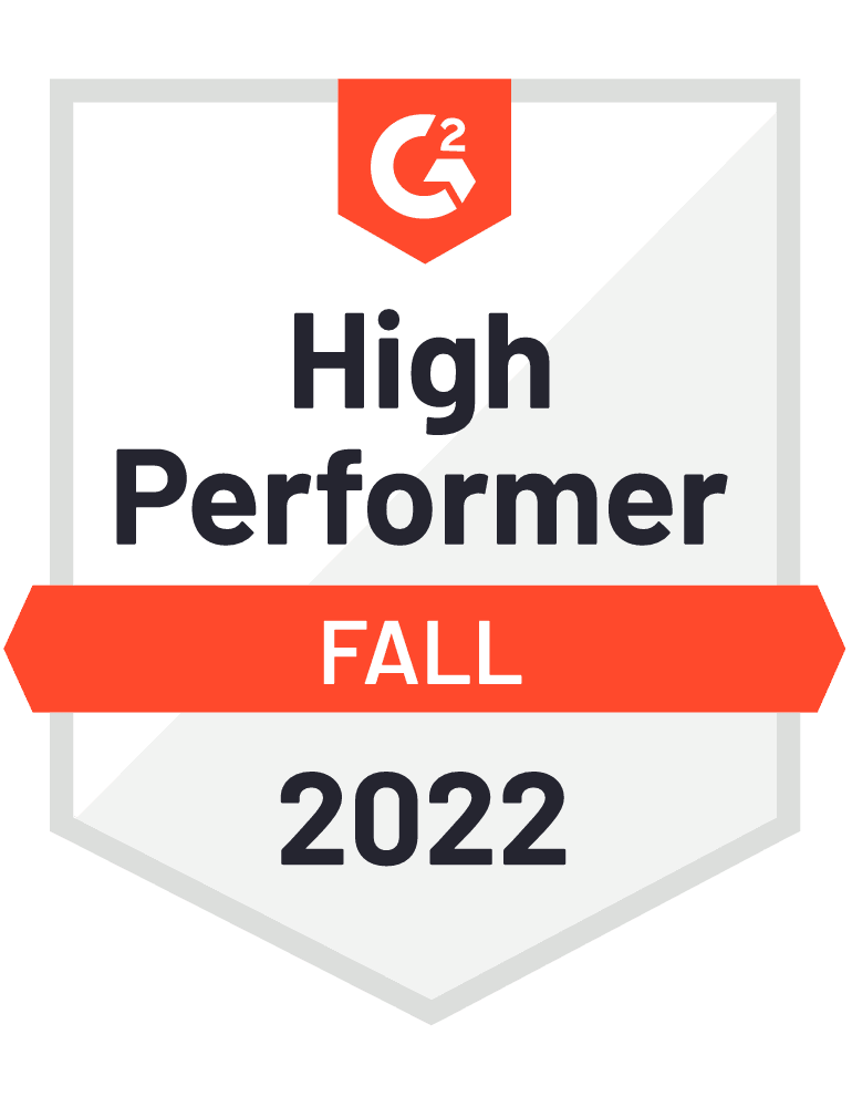 G2 - High Performer - Fall 2022